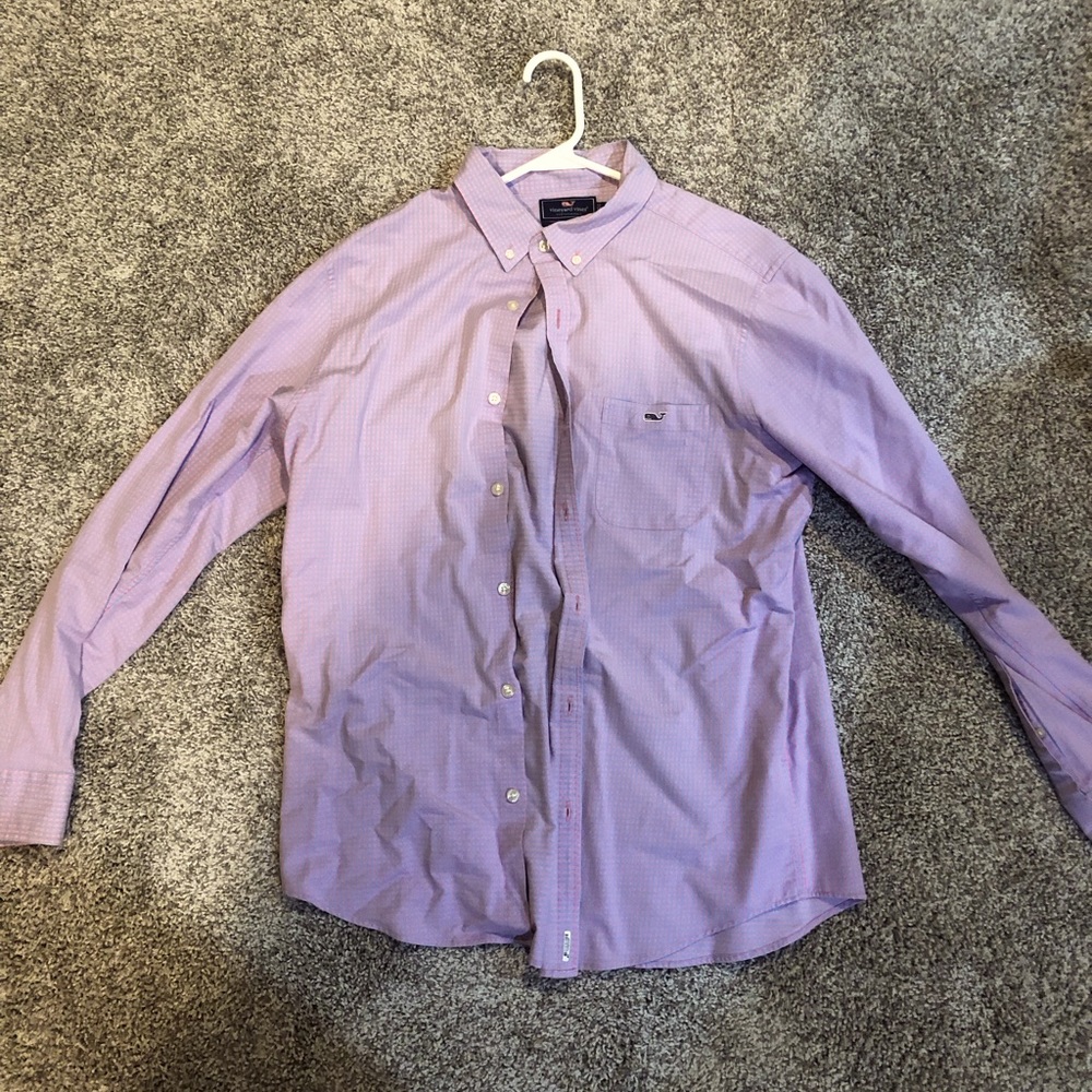 Vineyard Vines Slim Fit Tucker Shirt Size Large